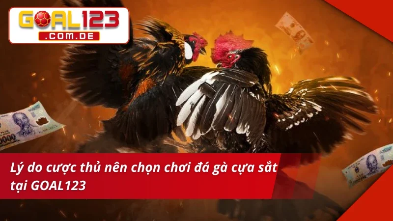 Đá Gà Cựa Sắt GOAL123 – Trường Gà Trực Tuyến Siêu Chất Lượng 5 Trải nghiệm bùng nổ cùng siêu phẩm Đá Gà Cựa Sắt
